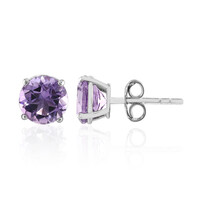 Pendientes en plata con Amatista