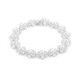 Brazalete en plata con Topacio blanco
