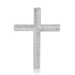 Colgante en plata con Topacio blanco