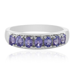 Anillo en plata con Tanzanita