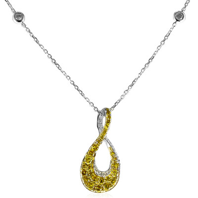 Collar en oro con Diamante naranja SI2 (CIRARI)