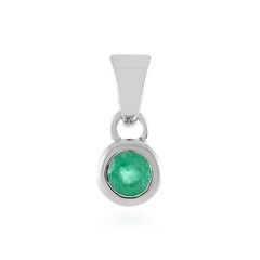 Colgante en plata con Esmeralda de Colombia