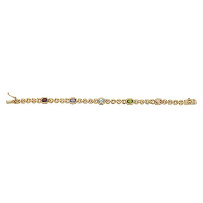 Brazalete en plata con Citrino