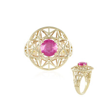 Anillo en oro con Zafiro rosa de Madagascar (Ornaments by de Melo)