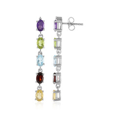 Pendientes en plata con Amatista de Zambia