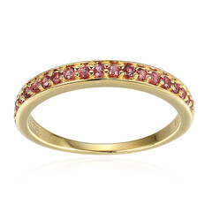 Anillo en plata con Rodolita