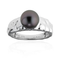 Anillo en oro con Perla cultivada de Tahití (de Melo)