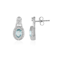 Pendientes en plata con Zircón de Ratanak Kirí