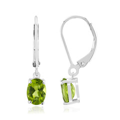 Pendientes en plata con Peridoto de Birmania