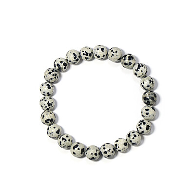 Brazalete con Jaspe Dálmata