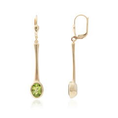 Pendientes en oro con Peridoto (CUSTODANA)