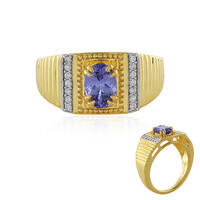 Anillo en plata con Tanzanita