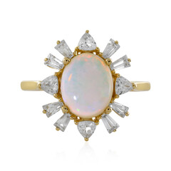 Anillo en oro con Ópalo de Australia (Adela Gold)