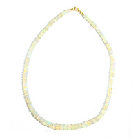 Collar en oro con Ópalo de Welo