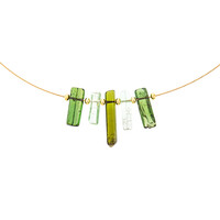 Collar en plata con Turmalina