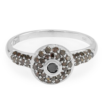 Anillo en plata con Diamante fantasía