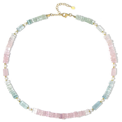 Collar en plata con Berilo fantasía (Riya)