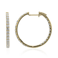 Pendientes en oro con Diamante I1 (H)  (CIRARI)