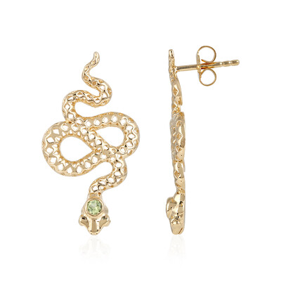 Pendientes en plata con Peridoto
