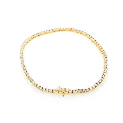 Brazalete en oro con Diamante limpio a lupa F (LUCENT DIAMONDS)