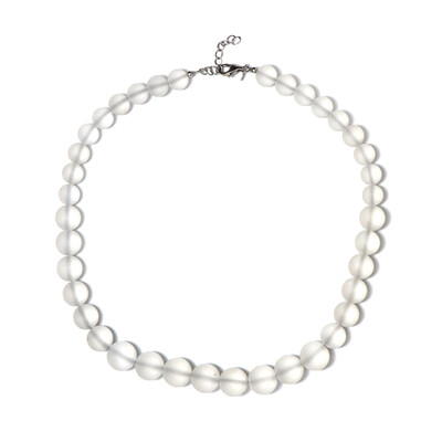 Collar en plata con Cuarzo blanco