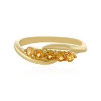 Anillo en plata con Granate espesartina