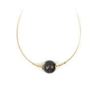 Collar en plata con Moscovita