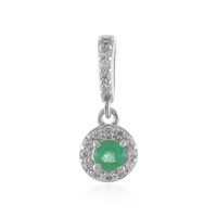 Colgante en plata con Esmeralda de Etiopía