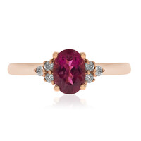 Anillo en oro con Rubelita