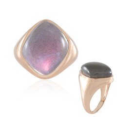 Anillo en plata con Labradorita púrpura de Maniry (KM by Juwelo)