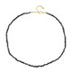 Collar en plata con Diamante negro
