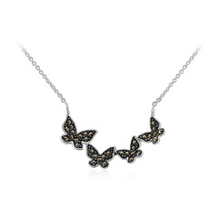 Collar en plata con Marcasita
