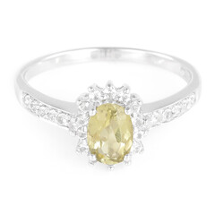 Anillo en plata con Turmalina