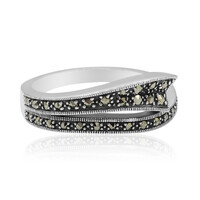 Anillo en plata con Marcasita