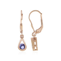 Pendientes en plata con Tanzanita