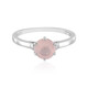 Anillo en plata con Cuarzo rosa