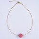 Collar en acero inoxidable con Tulita