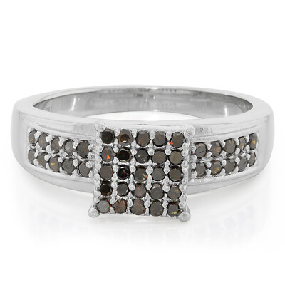 Anillo en plata con Diamante fantasía