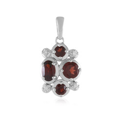Colgante en plata con Granate de Mozambique