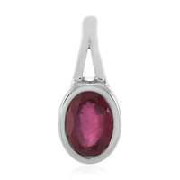 Colgante en plata con Rubí de Madagascar