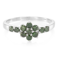 Anillo en plata con Diamante fantasía