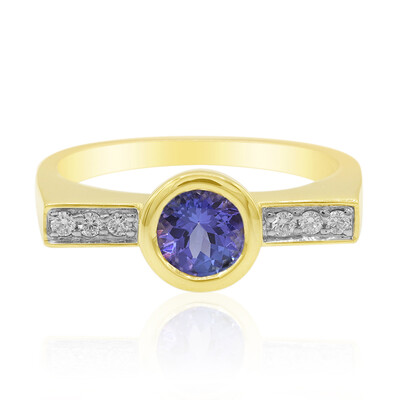 Anillo en oro con Tanzanita (de Melo)