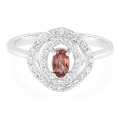Anillo en plata con Turmalina rosa