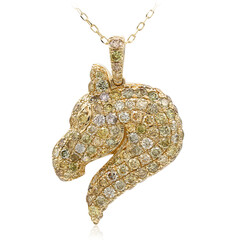 Collar en oro con Diamante fancy SI2 (CIRARI)