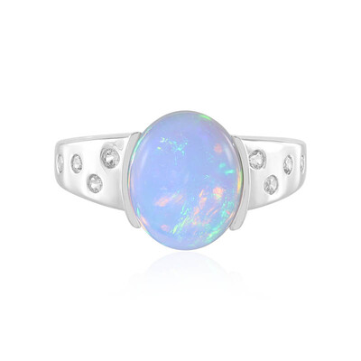 Anillo en plata con Ópalo de Welo
