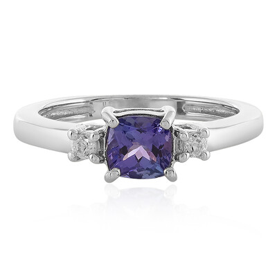 Anillo en plata con Tanzanita