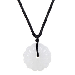 Collar con Cuarzo nieve