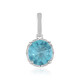 Colgante en platino con Apatita de Paraiba