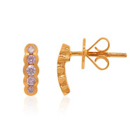 Pendientes en oro con Diamante rosa Argyle I3 (Mark Tremonti)