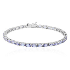 Brazalete en plata con Tanzanita